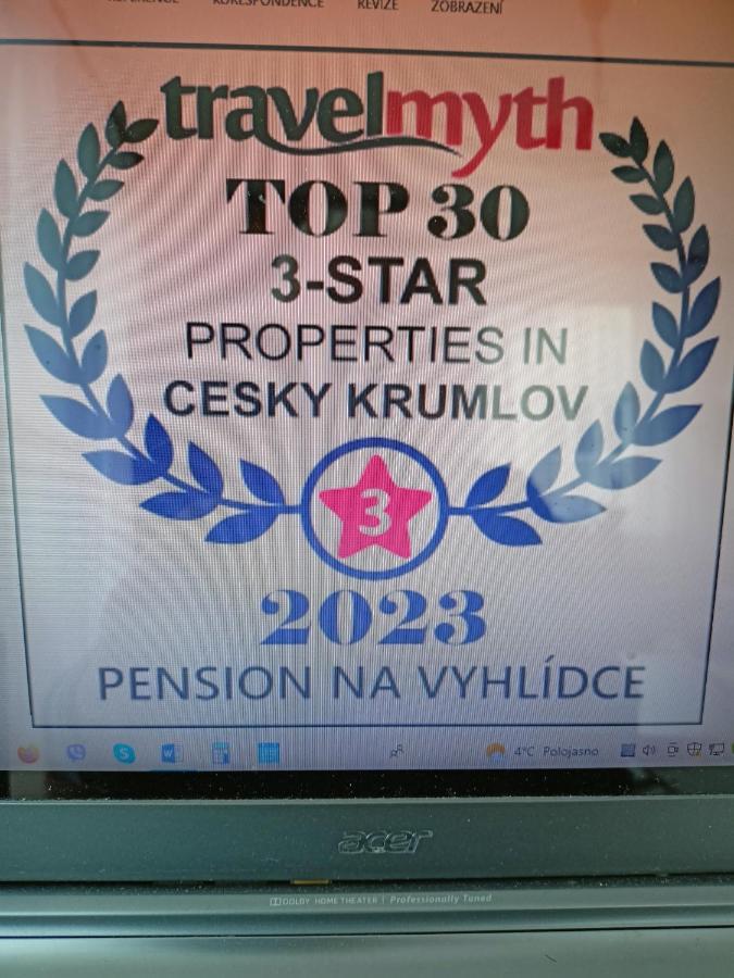 Pension Na Vyhlidce Czeski Krumlow Zewnętrze zdjęcie
